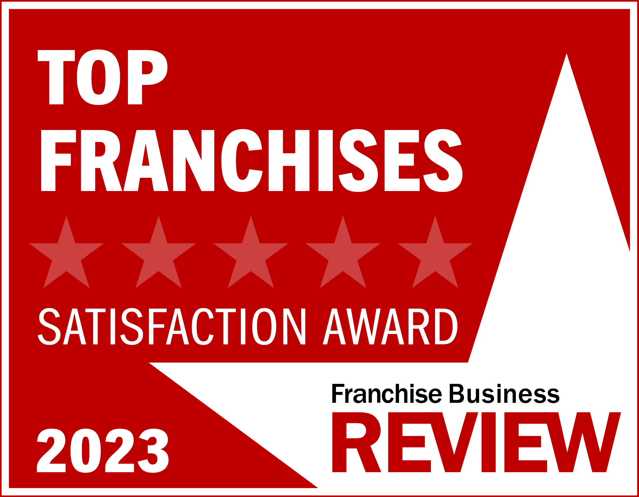 Franchise Business Review Top 50 2023 Award Winner